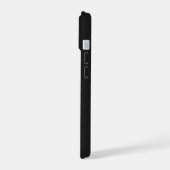 魔女っ子 ブラック スマホケース iPhone 15ケース (左側面)