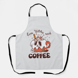 魔女でもコーヒーが必要 エプロン