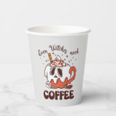魔女でもコーヒーが必要 紙コップ (裏面)
