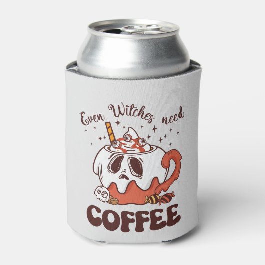 魔女でもコーヒーが必要 缶クーラー (缶正面)