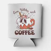 魔女でもコーヒーが必要 缶クーラー (正面)