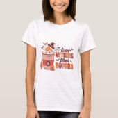 魔女でもコーヒーハロウィーン家族のマッチングが必要 Tシャツ (正面)
