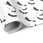 魔女とこうもりギフトラッピング紙 ラッピングペーパー (ロールコーナー)