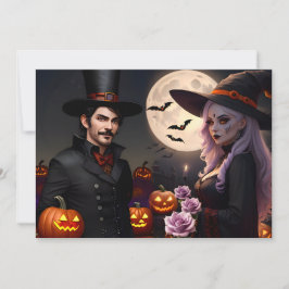 魔女とウォーロックのハロウィンパーティー 招待状