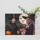 魔女とウォーロックのハロウィンパーティー 招待状 (スタンド正面)