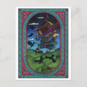 魔女とカラス ポストカード (正面)