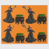 魔女とカルドロンラッピング紙 ラッピングペーパー (フラット)