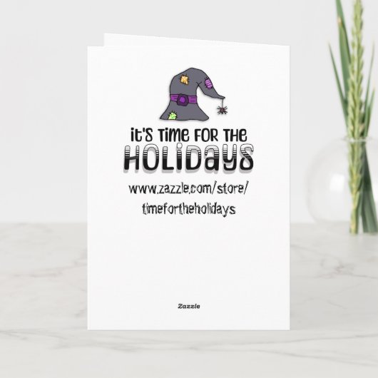 魔女とピエロが怪物ハロウィーンを見て カード (裏面)