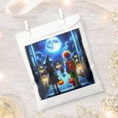 魔女とピエロが怪物ハロウィーンを見て フェイバーバッグ (クリップ留めされた状態)