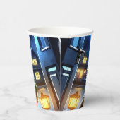 魔女とピエロが怪物ハロウィーンを見て 紙コップ (右)