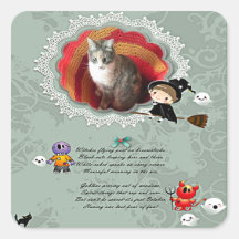 魔女とフォトフレーム，モンスター，幽霊，猫