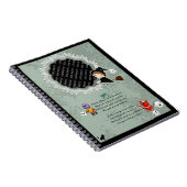 魔女とフォトフレーム，モンスター，幽霊，猫 ノートブック (右側)