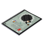 魔女とフォトフレーム，モンスター，幽霊，猫 ノートブック (左側)