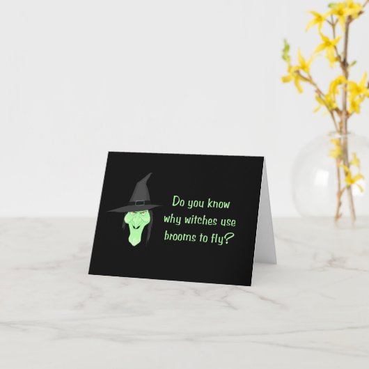 魔女とブルーム カード (黄色い花)