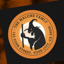 魔女とムーンハロウィーンオレンジ差出人住所