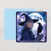 魔女とレイヴン – ハロウィーンファンおもしろい1 (正面/裏面)