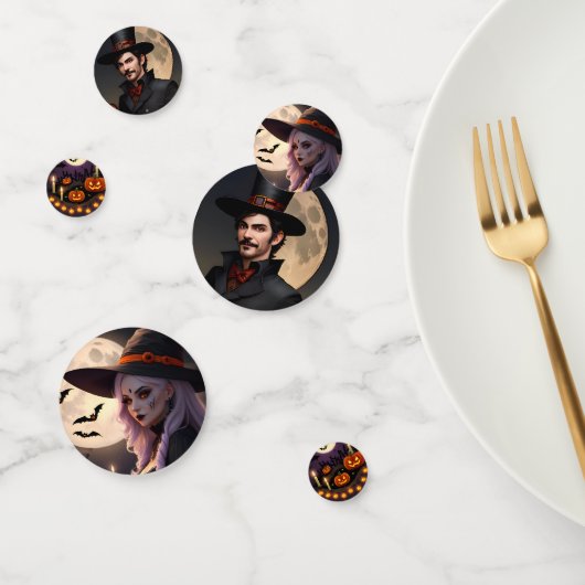 魔女とワーロックのハロウィーン コンフェッティ (グループ)