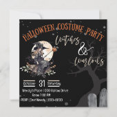 魔女とワーロック・ハロウィーン 招待状 (正面)