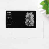 魔女と人形ハロウィン名刺 (デスク)