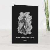 魔女と人形ハロウィン カード (裏面)