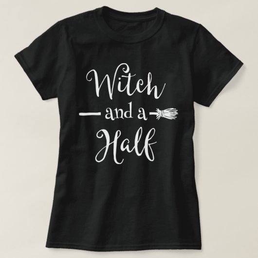 魔女と半分 Tシャツ (デザイン正面)