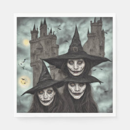 魔女と城 – 紙ランチョンナプキン スタンダードランチョンナプキン
