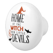 魔女と小さな悪魔の住処 ハロウィン セラミックノブ (右)