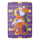 魔女と幽霊ブー バスマット (正面縦)