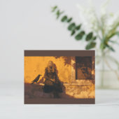 魔女と彼女の彫り深い見慣れた葉書 ポストカード (スタンド正面)