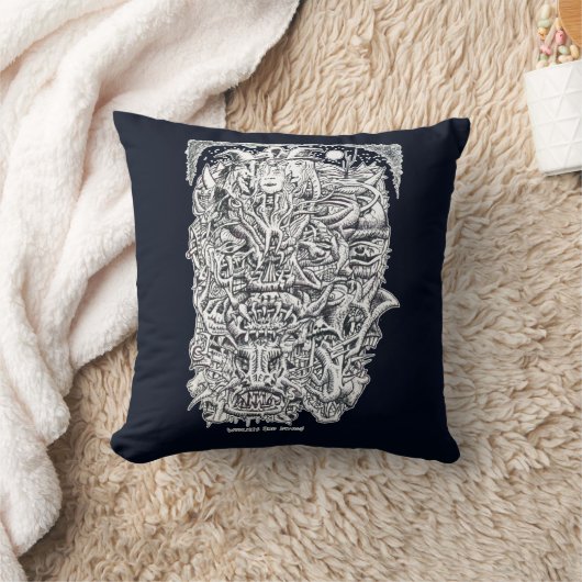 魔女と悪魔 クッション (ブランケット)