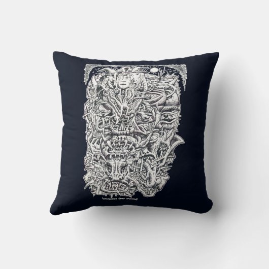 魔女と悪魔 クッション (裏面)