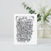 魔女と悪魔、ブライアン・ベンソン ポストカード (スタンド正面)