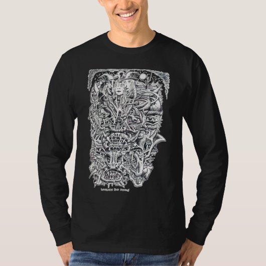 魔女と悪魔、ブライアン・ベンソン。 Tシャツ (正面)