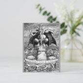 魔女と悪魔 ポストカード (スタンド正面)