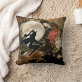 魔女と月のフローラ クッション (ブランケット)