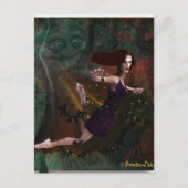 魔女と月 ポストカード (正面)