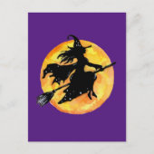 魔女と月 ポストカード (正面)