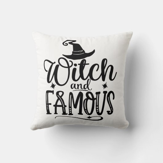 魔女と有名 クッション (裏面)