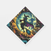 魔女と満月のハローウィンパーティ スタンダードランチョンナプキン (角)