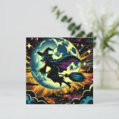 魔女と満月のハローウィンパーティ 招待状 (スタンド正面)