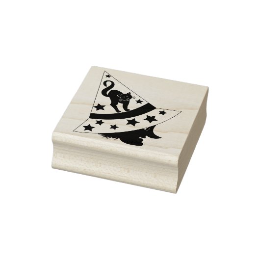 魔女と猫のスタンプ ラバースタンプ (スタンプ)