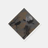 魔女と猫 スタンダードカクテルナプキン (角)