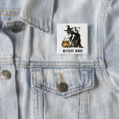 魔女と猫 缶バッジ (インサイチュ)