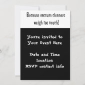 魔女と箒 招待状 (裏面)