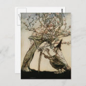 魔女と老婦人の木1922 ポストカード (正面/裏面)