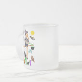 魔女と芸術 フロストグラスマグカップ (正面左)