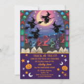魔女と薬品のハロウィン　トリック・オア・トリート 招待状 (正面)