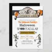 魔女と踊る骷髏のカーニバル 招待状 (正面/裏面)