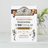 魔女と踊る骷髏の仮装パーティー 招待状 (スタンド正面)