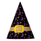 魔女と魔法使い星と月 パーティーハット (正面)